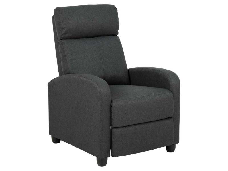 Fotel rozkładany Siom antracyt - ACTONA